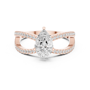 Bague en or lourd 14 carats Collection mariée - Product Image 2