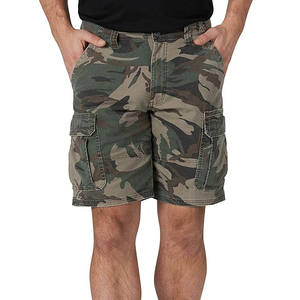 100% pantalones cortos de algodón para hombre OEM fábrica al por mayor logotipo personalizado cintura elástica tiro medio sólido Casual transpirable secado rápido - Product Image 1