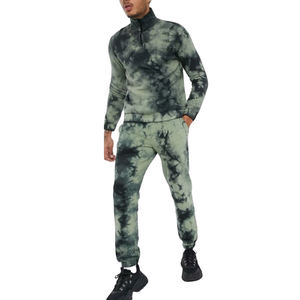 ชุดวอร์มผ้ามัดย้อมสำหรับผู้ชายผ้าคอตตอนโพลีเอสเตอร์แขนยาวผ้าแห้งเร็ว - Product Image 5