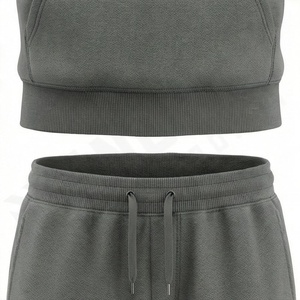 Conjunto Deportivo Premium de Dos Piezas para Hombre, Sudadera con Capucha Extra Grande y Pantalones Deportivos de Felpa, Ropa Deportiva para Gimnasio - Product Image 4