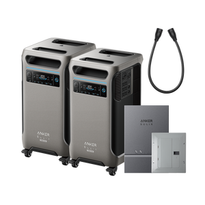 ชุดอุปกรณ์พลังงานบ้านอัจฉริยะ SOLIX F3800 Plus ลดราคาพิเศษจากโรงงาน แผงโซลาร์เซลล์ 2 แผง แบตเตอรี่ 2048Wh ตัวควบคุม MPPT คลื่นไซน์บริสุทธิ์ - Product Image 2