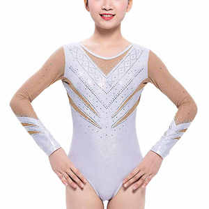 Mujer de moda de manga larga cuello tortuga manga corta Spandex danza leotardo calidad Premium transpirable diseño personalizable - Product Image 1