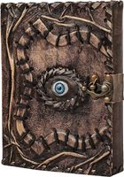 Cuaderno de Cuero Hocus Pocus con Hojas Sueltas, Estilo Vintage de Brujería, Grimoire, Papel Hecho a Mano con Borde Irregular, Cuaderno de Dibujo, Regalo