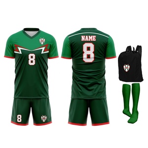 Ensemble Maillot et Short de Football pour Hommes en Polyester Respirant, Col en V, Design Sublimé, Collection 2026 – Nouveauté - Product Image 6