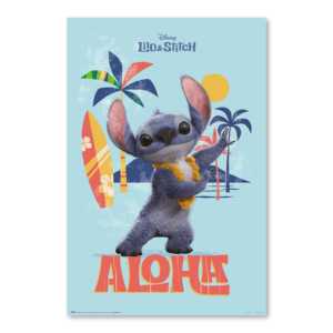 Póster de Pared de la Película de Disney Aloha-Lilo & Stitch para Decoración del Hogar - Product Image 3