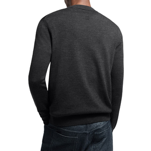 Pull en maille à col rond à manches longues en mélange de laine et de soie de qualité supérieure Hommes Femmes Luxe Doux Hiver Service OEM - Product Image 2