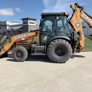 Los componentes del núcleo de la retroexcavadora de la cargadora de ruedas usada de alta eficiencia para CASE 580L incluyen el engranaje de la caja de cambios de la bomba del cojinete del motor 1 año - Product Image 1