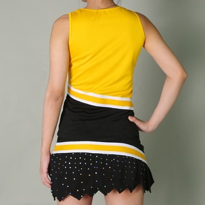 ชุดยูนิฟอร์มเชียร์ลีดเดอร์แบบสลิมฟิตสั่งทำพิเศษ ผ้าโพลีเอสเตอร์ 100% แห้งเร็ว ระบายอากาศดี สำหรับผู้หญิง ปรับแต่งได้ ขายดีที่สุด - Product Image 2