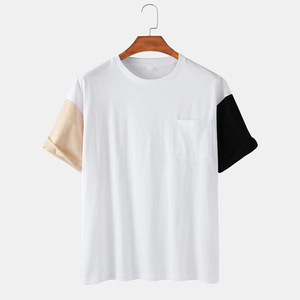 Camiseta de gimnasio para hombre de la mejor calidad de secado rápido y de gran tamaño al por mayor 95% poliéster 5% Spandex de talla grande - Product Image 3