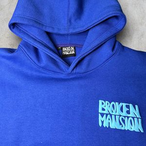 Sudadera con capucha de gran tamaño con estampado unisex de invierno 100% algodón polar - Product Image 4