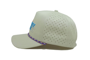 Gorras de Golf Beige, sombrero deportivo para papá, logotipo bordado, tela de poliéster, diseño personalizado, gorra de béisbol, gorra Snapback, fabricante de Vietnam - Product Image 3