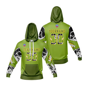 Sweat-shirt à capuche surdimensionné en molleton lourd pour homme, style streetwear, avec logo personnalisé, effet délavé vintage - Product Image 1