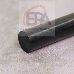 <b>POM</b> BLACK ROD 70mm x 1m Reliable engineering material ideal for machine <b>makers</b> and industrial product developers - Product Image 2
