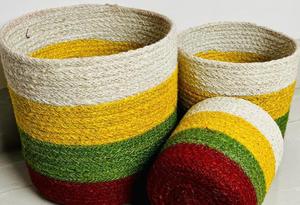 Panier en corde de jute écologique personnalisé 2026, pliable, en coton, pour plantes en pot, panier tissé pour plantes, pour arbre, fête, pour adultes - Product Image 6