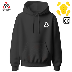 Sudadera con Capucha para Motociclistas, para Hombre, Suave, Resistente al Viento, con Forro Polar, Estilo Casual con Estampado de Motociclista, para Verano e Invierno, Protección y Seguridad - Product Image 1