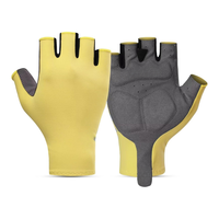 Guantes de Ciclismo de medio dedo para hombre, Guantes Térmicos a prueba de viento con compatibilidad con pantalla táctil para bicicleta de carretera y ciclismo de montaña