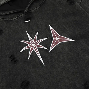 เสื้อมีฮู้ดสำหรับผู้ชายแบบไม่มีแขนเสื้อมีฮู้ดสำหรับฤดูหนาวสไตล์สตรีทขนาดใหญ่กำหนดได้เอง - Product Image 4