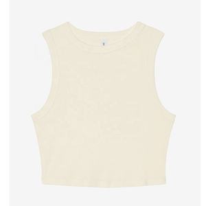 เสื้อครอปแขนกุดผ้าไมโครริบ Bella Canvas 1013 สำหรับผู้หญิง รับสกรีนโลโก้ เสื้อกล้ามครอปผู้หญิง ระบายอากาศได้ดี - Product Image 2