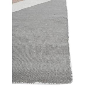 พรมขนสัตว์ทอมือลายเรขาคณิตสีงาช้าง ขนาด 9x12 ฟุต รูปทรงสี่เหลี่ยมผืนผ้า สำหรับห้องนั่งเล่นหรือห้องนอน รุ่น ADWP-13033 - Product Image 4