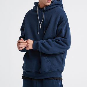 Fabricante de ropa de calle Sudadera con capucha de lana sólida vintage Sudadera con capucha de ajuste regular lavado ácido con logotipo personalizado - Product Image 2