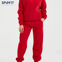 Haute qualité hiver plat avant personnaliser Fit Joggers pour femmes poches taille haute entraînement Yoga course pantalons de survêtement pantalon de salon