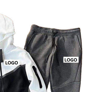 Ensemble de survêtement unisexe personnalisé en molleton technique respirant, coupe ajustée, vêtements de sport avec logo personnalisé, fabriqué au Pakistan - Product Image 5