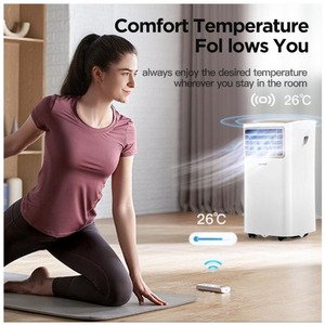 Aire Acondicionado Portátil de 9000 BTU con Control por Aplicación WiFi Inteligente, 3 en 1: Ventilador, Deshumidificador, R290, Temporizador de 24h, Función Follow Me, para Habitaciones de hasta 33m2 - Product Image 4