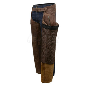 2024 Nouveau Design Hommes Chaps En Cuir Fabriqué En Usine Chaps En Cuir En Cuir De Couleur Unie Chaps Fabricant - Product Image 3