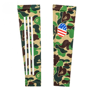 Custom Logo Camo UV Protection Compression Arm <b>Sleeves</b> for <b>Shooting</b> Basketball Sports Running Cycling - Product Image 3