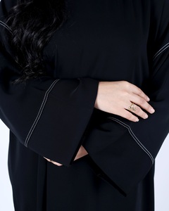 Robe musulmane Abaya modeste à manches longues vêtements islamiques pour femmes sur mesure Design OEM Service de gros disponible - Product Image 6