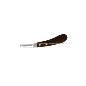 Cuchillo para pezuñas de alta calidad, herramientas de herradores con mango de madera de corte afilado, cuchillos para pezuñas de acero inoxidable, cuchillo para el cuidado de pezuñas de caballos - Product Image 1
