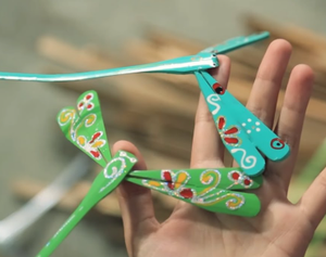 Artesanías de libélula de bambú únicas, libélulas de bambú hechas a mano de alta calidad de Vietnam - Product Image 3