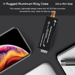 E-LINK Mini <span class=keywords><strong>HD</strong></span>-<span class=keywords><strong>SDI</strong></span> nhôm sợi Extender truyền lên đến 80km - Product Image 2