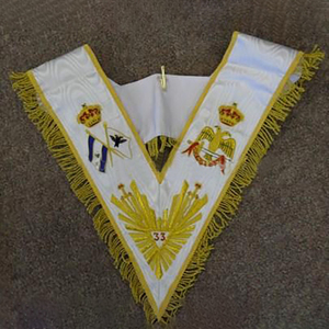 Collar de la Orden de la Raya Escocesa de Grado 33, Collares Masónicos, Mejores Ofertas, Collares Masónicos Personalizados - Product Image 6