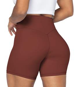 <b>Women's</b> Custom Logo High-Waisted Compression Workout <b>Shorts</b> Breathable Stretchy Fitness Yoga <b>Shorts</b> Bow Squat-Proof <b>Biker</b> Padded - Product Image 3