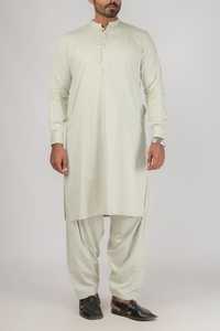 Costume élégant pour hommes le plus vendu fantaisie Shalwar Kameez meilleure qualité coton, vêtements ethniques à la mode kurta pyjama design vêtements décontractés - Product Image 5