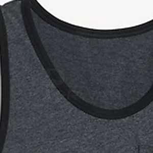 Ropa de Fitness informal de punto transpirable de alta calidad, camiseta sin mangas para hombre, ropa de gimnasio de poliéster de algodón de secado rápido - Product Image 6