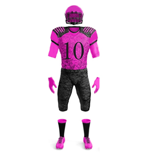 Meilleur design Produit de la plus haute qualité Ensemble d'uniformes de football pour hommes Hauts de football américain Maillot de football américain - Product Image 1