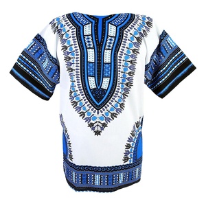 CRAFTSHUB Camisas Dashiki Unisex de Moda Casual para Vacaciones, Tallas Grandes, Transpirables, de Algodón, al por Mayor, Africanas, para Adultos, Primavera Verano - Product Image 1