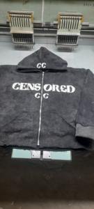 Sudadera con Capucha Personalizada con Logotipo para Hombre, 100% Algodón, Forro Polar de Invierno, Impermeable, Estilo Holgado con Hombros Caídos, de Alta Calidad, Estilo Vintage Lavado Ácido - Product Image 6