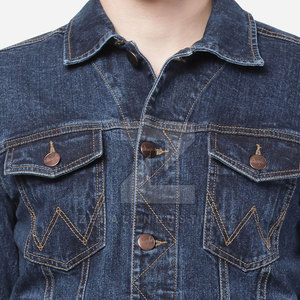 Private Label Winter Men's Jeans <b>Jackets</b> 100% Cotton OEM Service with Front Logo High Quality Customized Design - Product Image 6