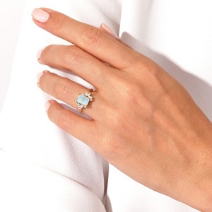 Anillo de Plata de Ley 925 con Ópalo, Joyería Hecha a Mano, Estilo Moderno para Mujer, Regalo para Bodas y Fiestas - Product Image 4