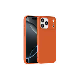 Funda Protectora Delgada y Resistente a Impactos Mara Series, de Silicona Líquida Naranja Premium para iPhone 17 Pro Max, 7 Plus, 14 PC - Product Image 1