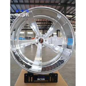 RCSR 厂价汽车轮毂 20 21 22 24 26 英寸深盘镀铬铝锻造轮毂适用于雪佛兰凯普里斯伊普拉拉 SS - Product Image 1