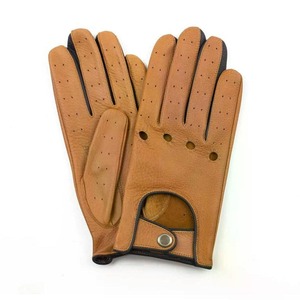 Guantes de Invierno Unisex de Piel de Ciervo Marrón, con Pantalla Táctil, Cosidos a Mano, Súper Suaves y Cómodos para Conducir, Carreras y Ciclismo - Product Image 6