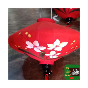Lanternes en soie de festival faites à la main de qualité supérieure-Lanternes décoratives vietnamiennes pour les marchés d'exportation de Noël et des vacances - Product Image 1