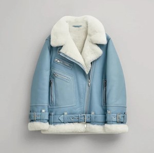 Vente directe d'usine, faible MOQ, veste en cuir de haute qualité pour femmes grandes tailles, mode d'hiver, design tricoté respirant, couleurs personnalisées - Product Image 6