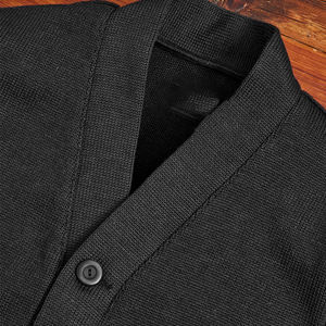 Add Custom Embroidery V-Neck Cardigan Acrylic <b>Knitted</b> Fabric Casual University College Sweater Embroidered Front Button - Product Image 2