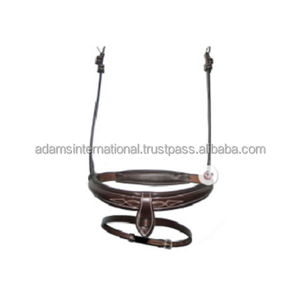 Bracelet en cuir verni de qualité supérieure, blanc, doux, rembourré, nez de cheval, offre spéciale - Product Image 3