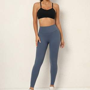 เลกกิ้งสำหรับเล่นโยคะเด็กผู้หญิงกางเกงเอวสูงผ้ายืดแห้งเร็วมีกระเป๋ามีฝาปิด - Product Image 4